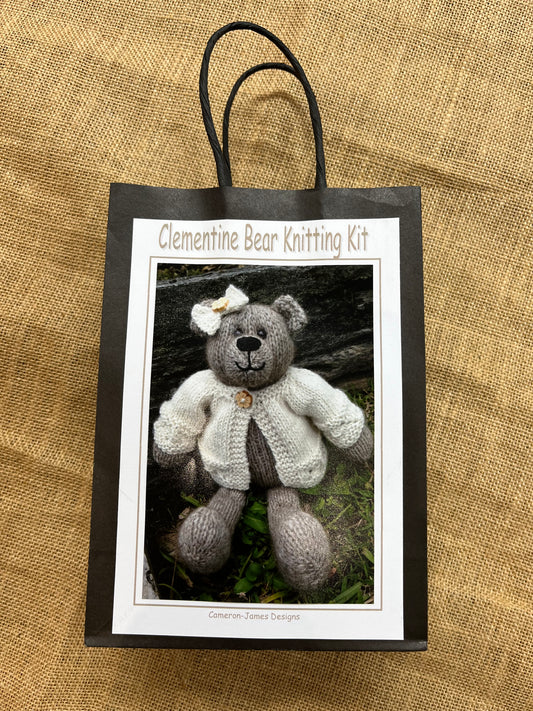 Clementine Bear Knitting Kit