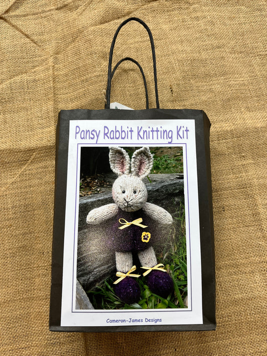 Pansy Rabbit Knitting Kit