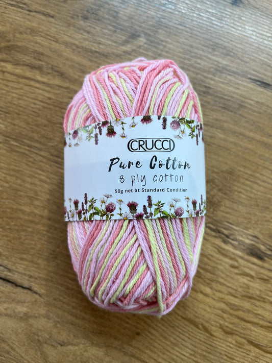 Crucci Pure Cotton 8ply - Sherbert