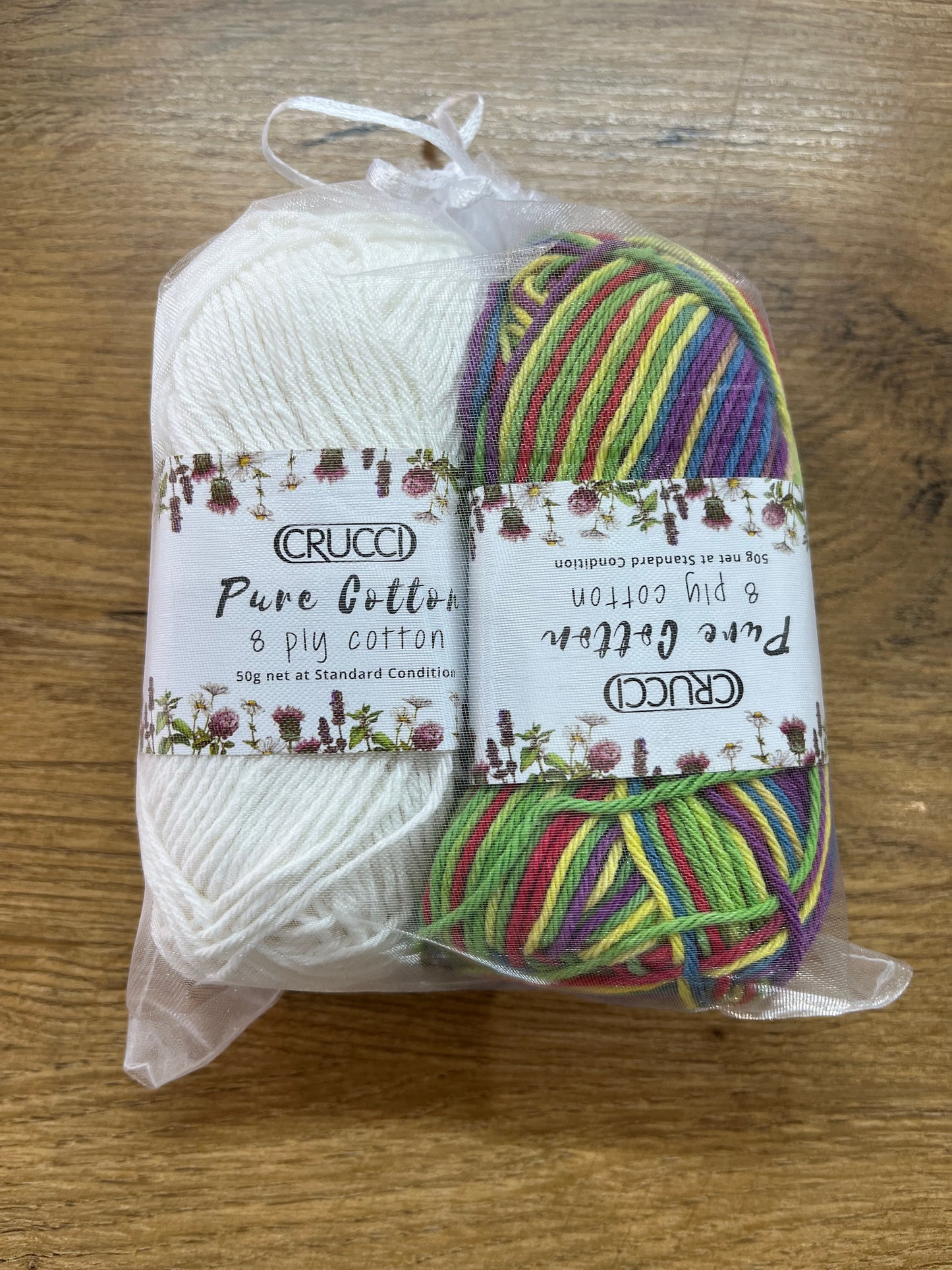 Crucci Cotton Dishcloth Knitting Kit