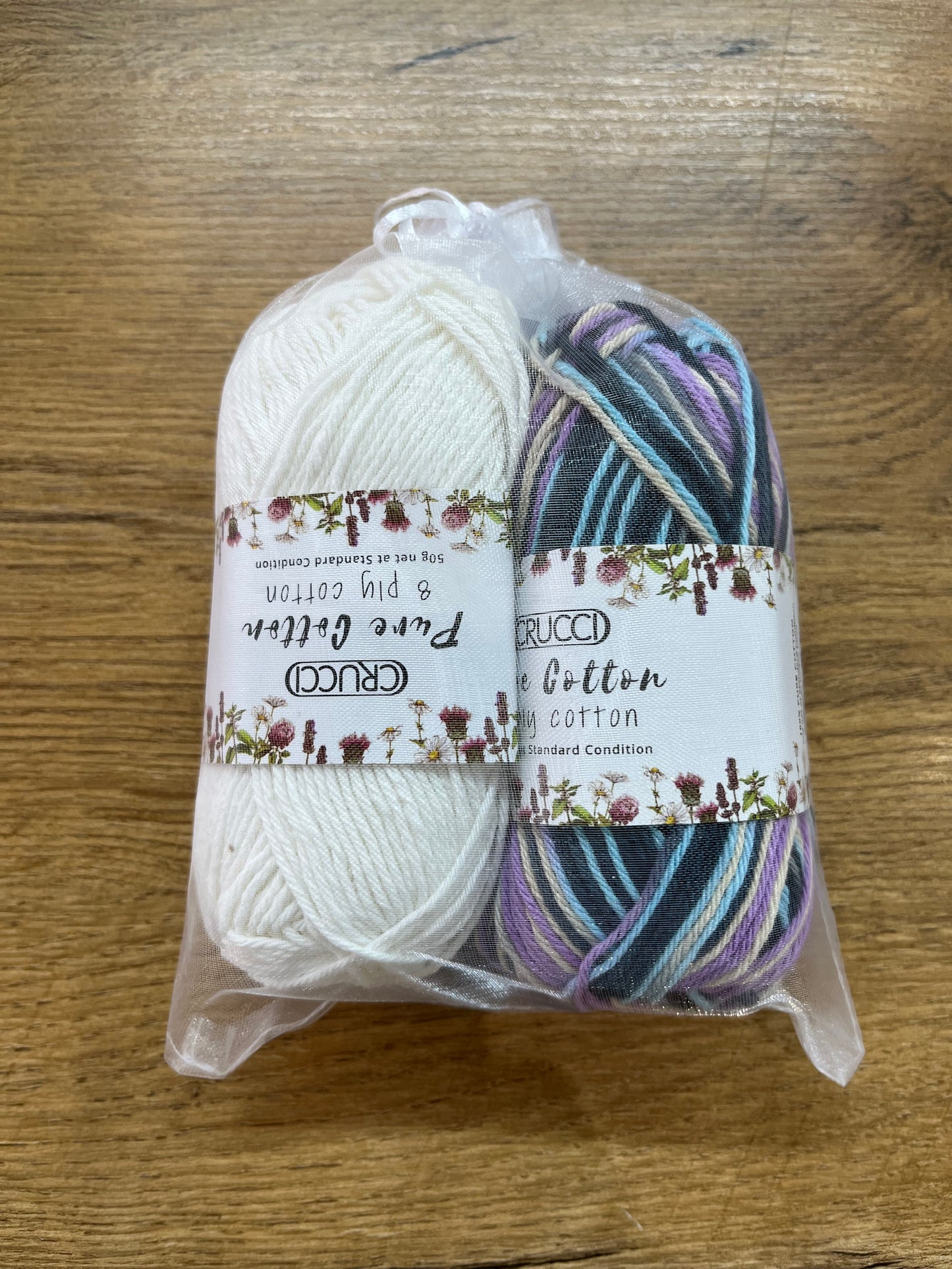 Crucci Cotton Dishcloth Knitting Kit