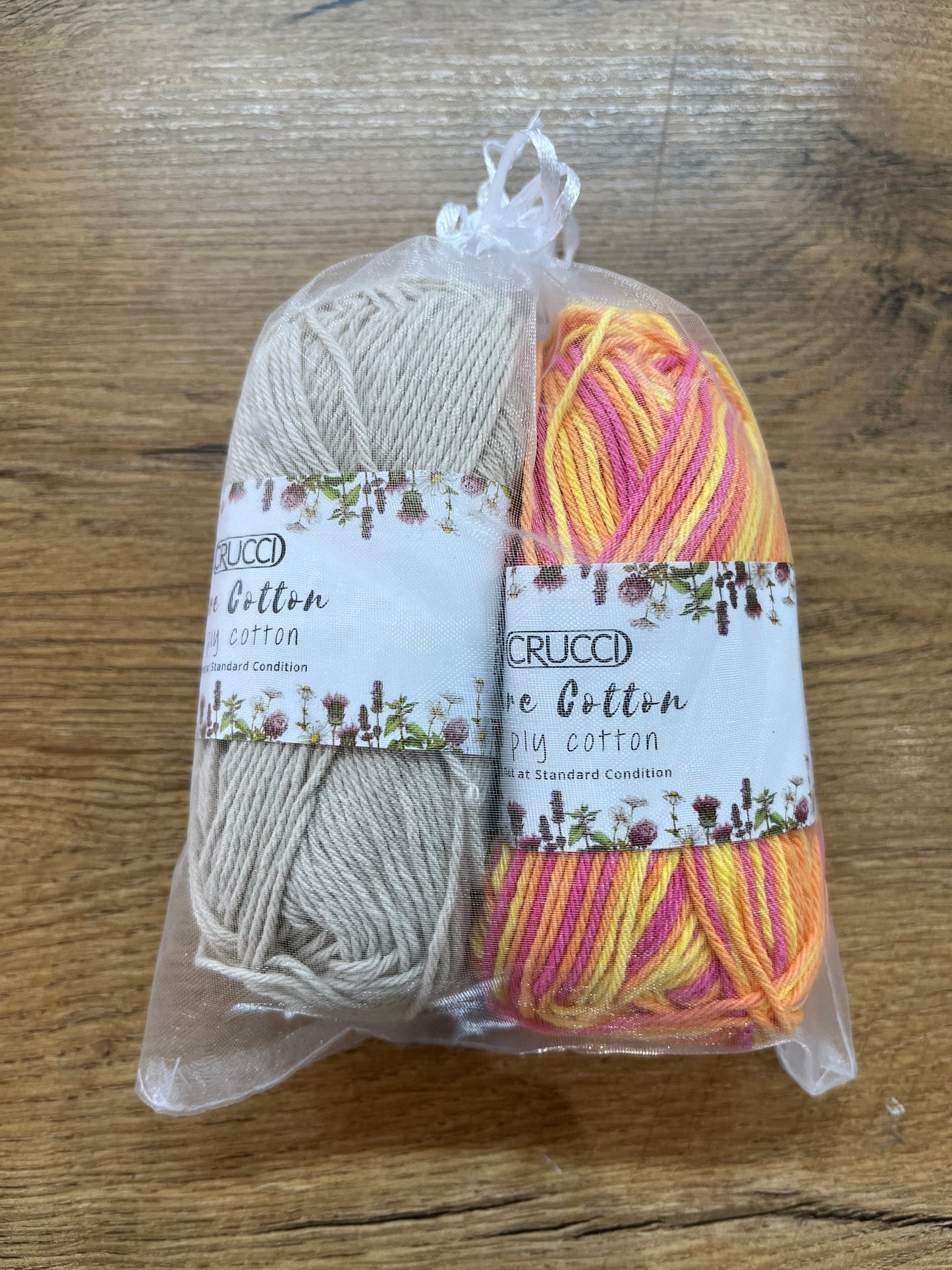 Crucci Cotton Dishcloth Knitting Kit