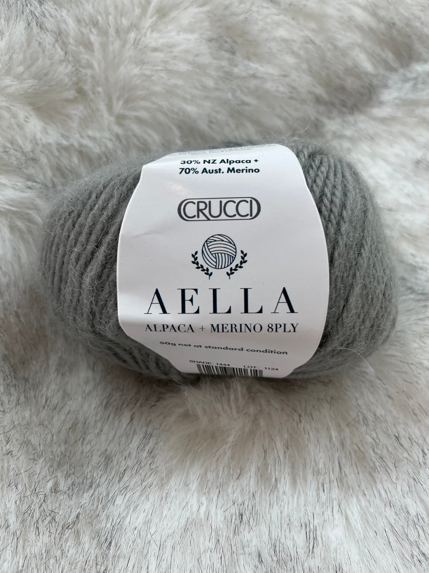 Crucci Aella 8 ply Alpaca Merino - Mineral