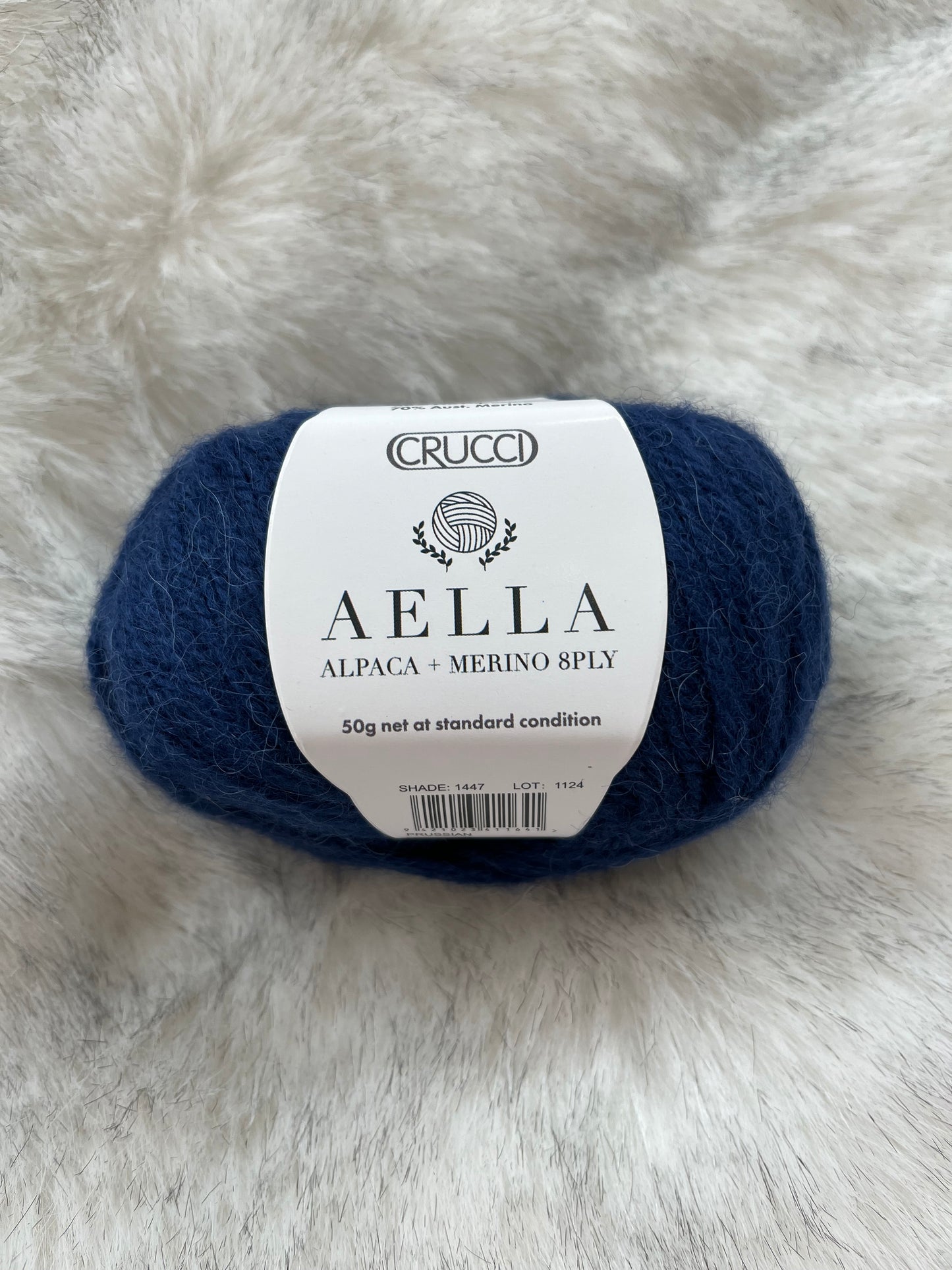 Crucci Aella 8 ply Alpaca Merino - Prussian