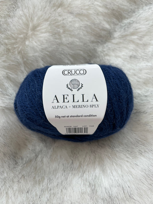 Crucci Aella 8 ply Alpaca Merino - Prussian
