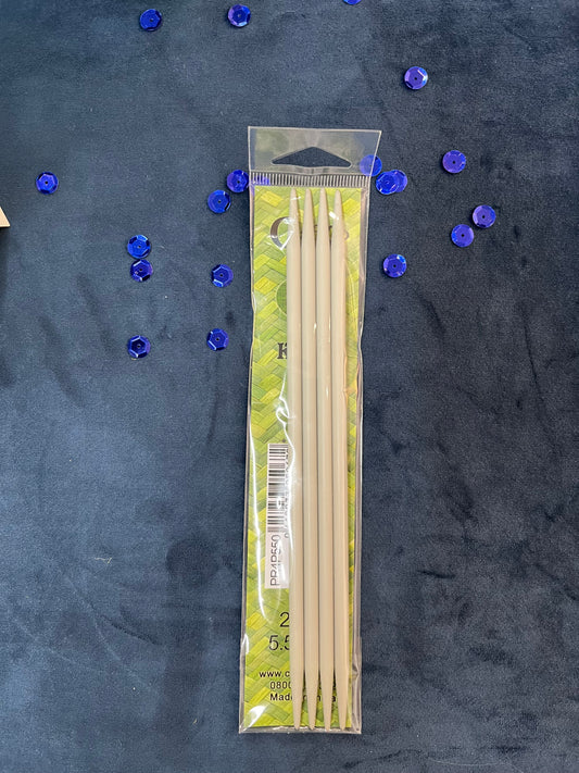 Double pointed steel needles 20cm x 5.50mm