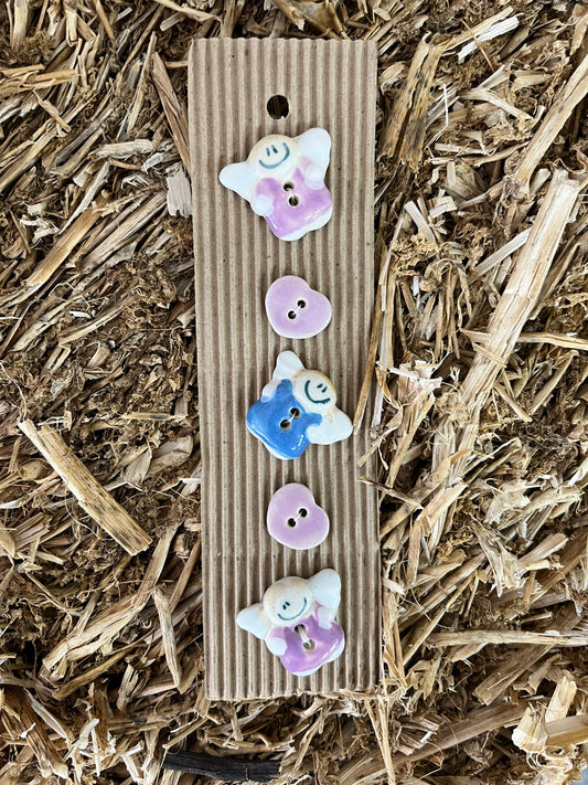 Hand Made Buttons - Fairies