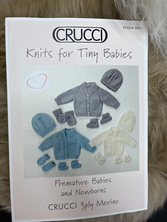 Knitting Pattern 3 Ply - Prem Babies