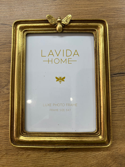 Bee Photo Frame - Gold
