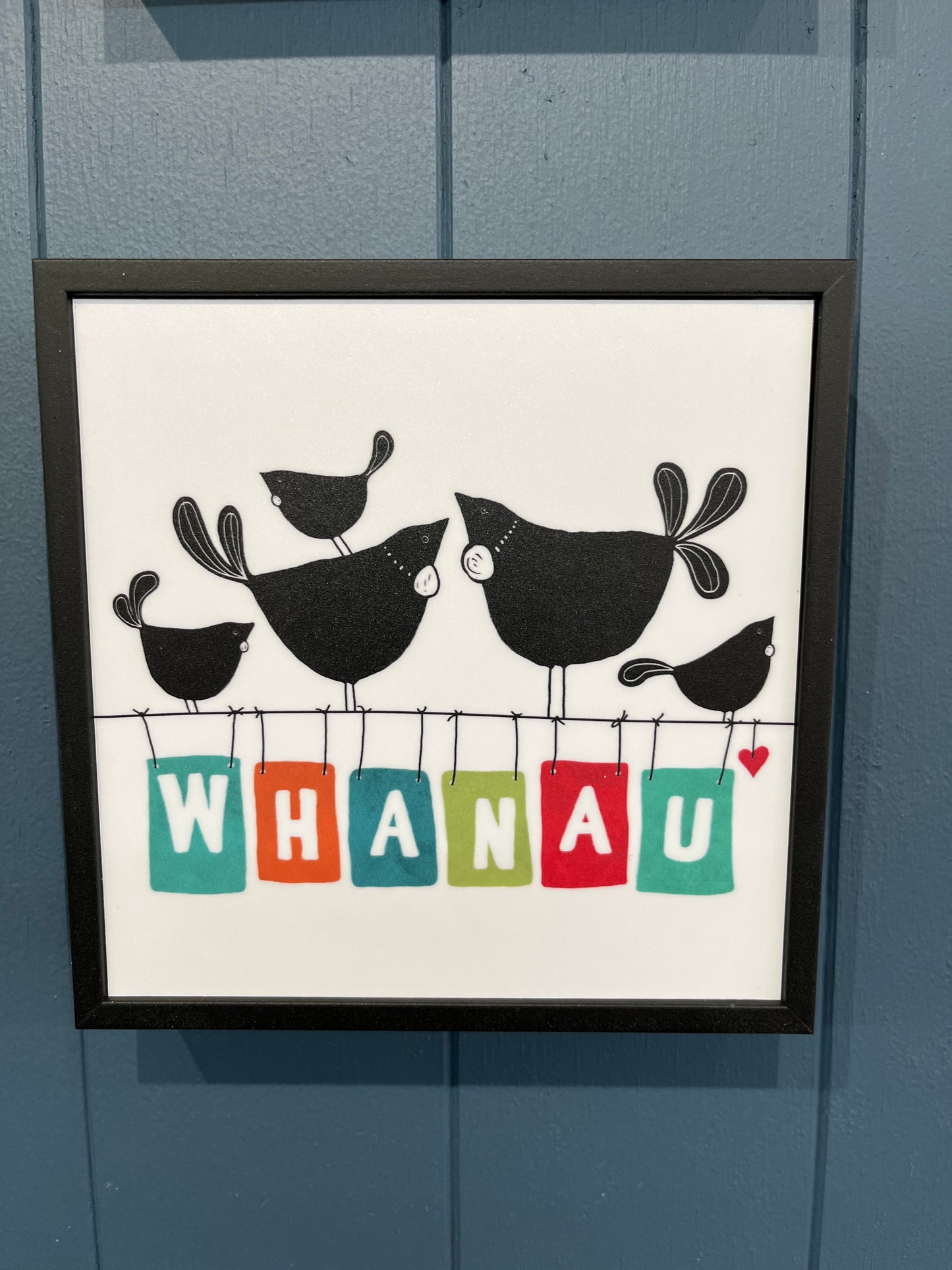 Family Love Whanau by Red Ink Design - Framed Print