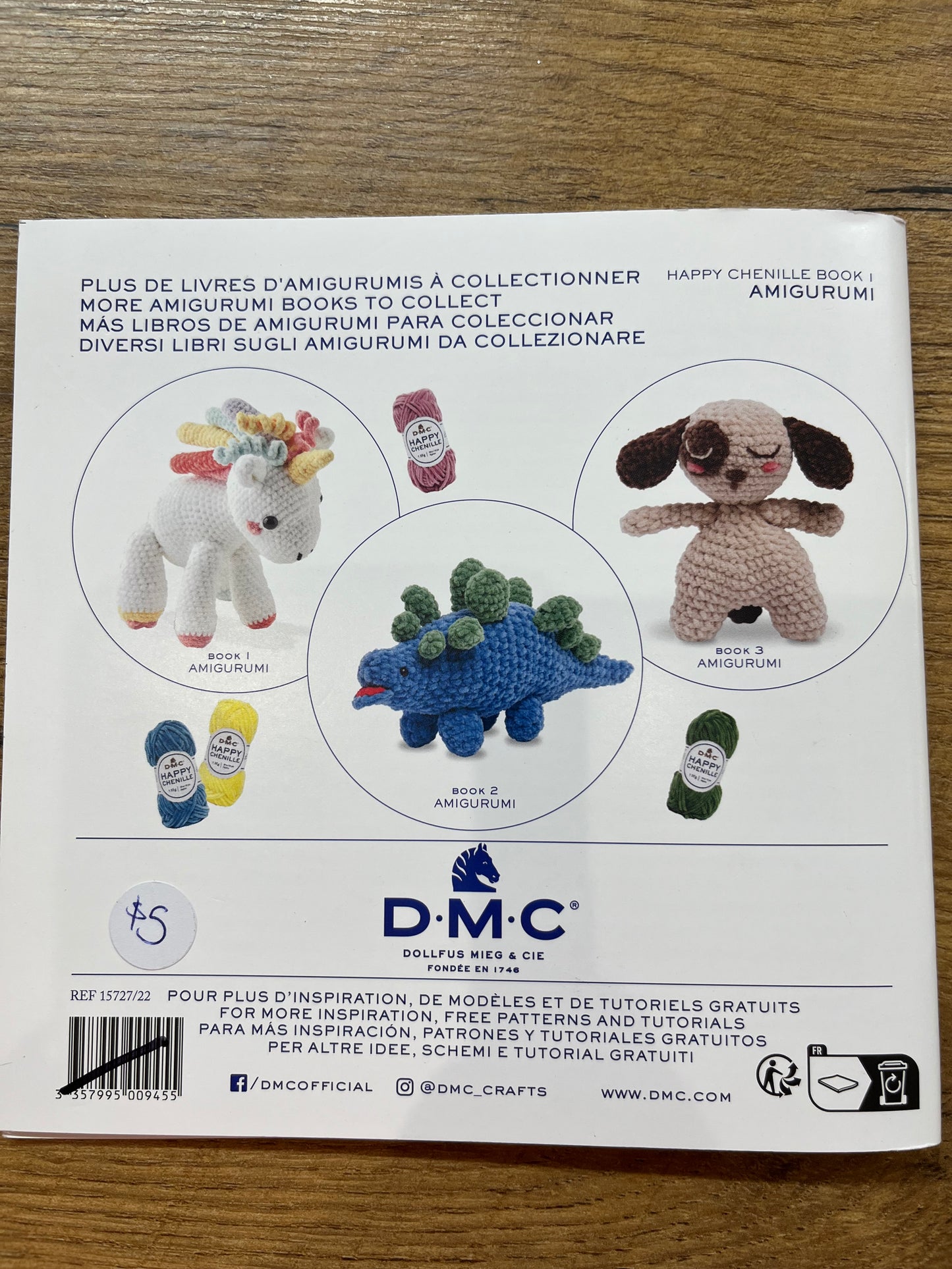 DMC Happy Chenille Amigurumi Pattern Book #1
