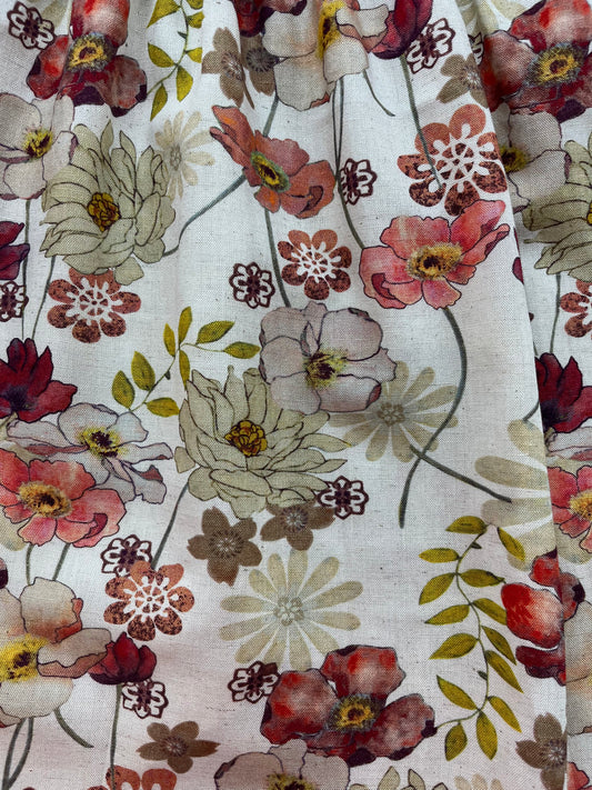 Cotton Girls Dress - Autumn Meadow