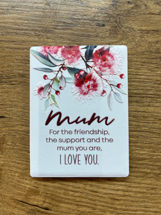 Ceramic Magnet - Mum