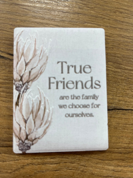 Ceramic Magnet - True friends
