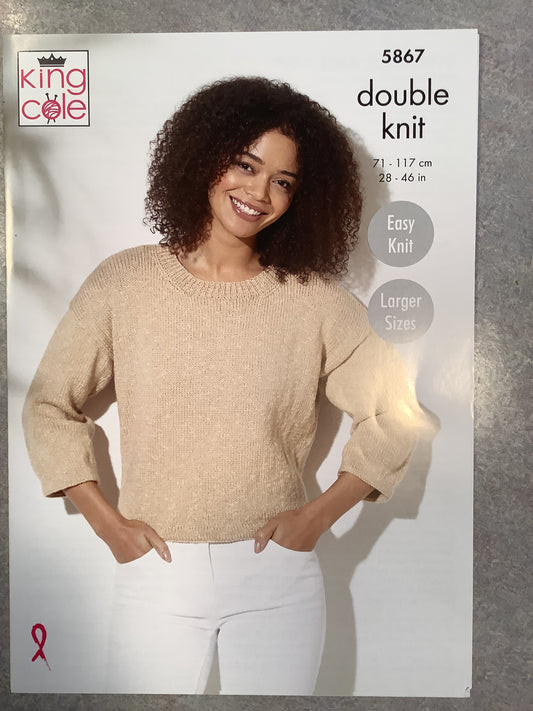 Ladies Sweater and Top - King Cole