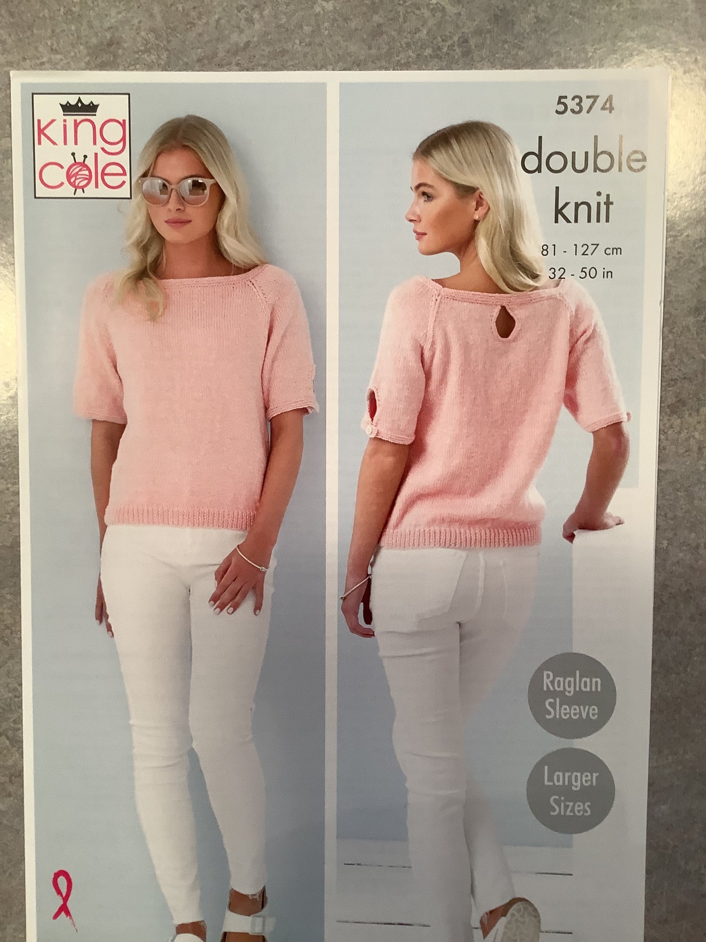 Ladies Round Neck Sweater - King Cole
