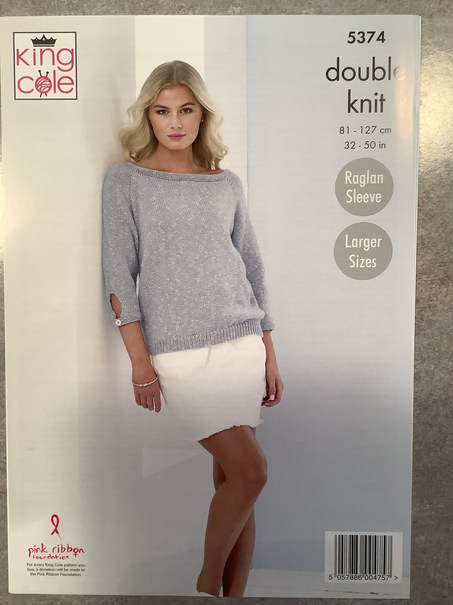 Ladies Round Neck Sweater - King Cole