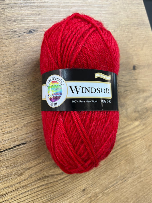 Windsor 8 ply – Post Box Red