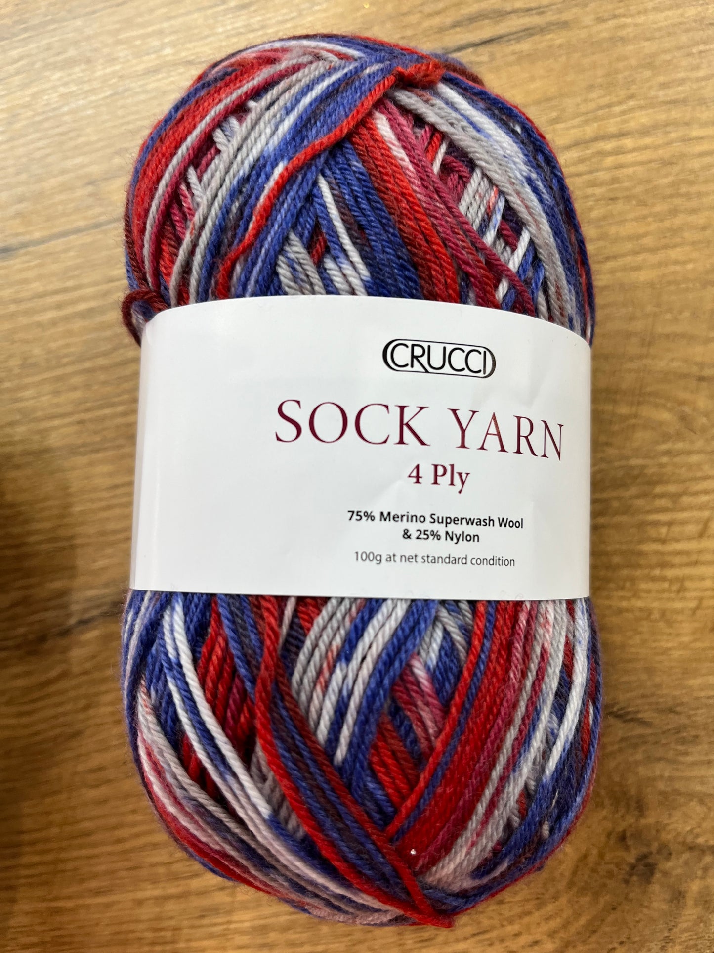 Crucci Sock Yarn 4 ply - shade 22