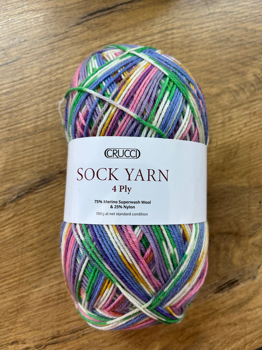 Crucci Sock Yarn 4 ply - Shade 15