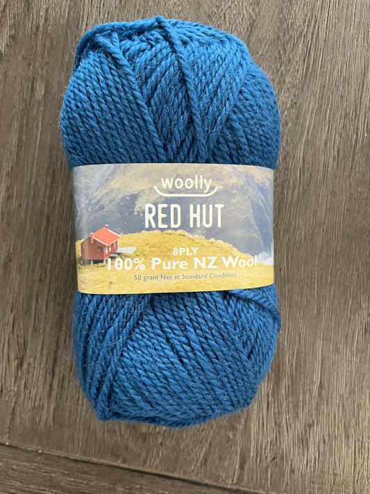 Red Hut 8ply - Teal