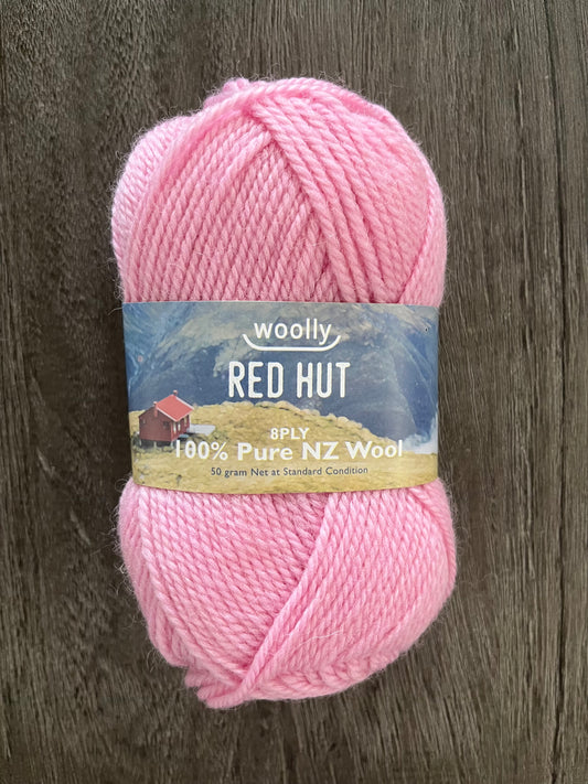 Red Hut 8ply - Soft Pink