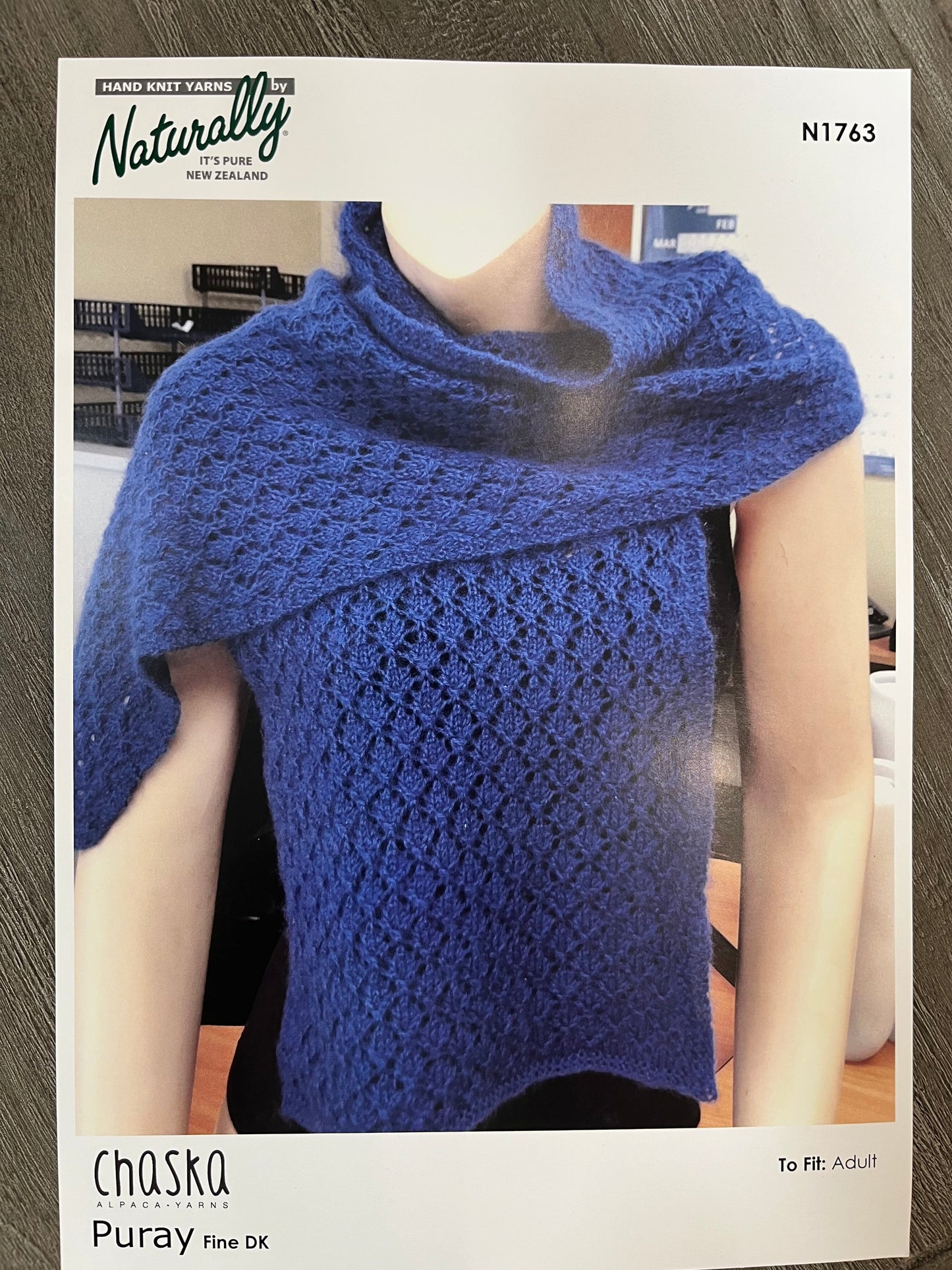 Patterned Scarf - Naturally Yarns