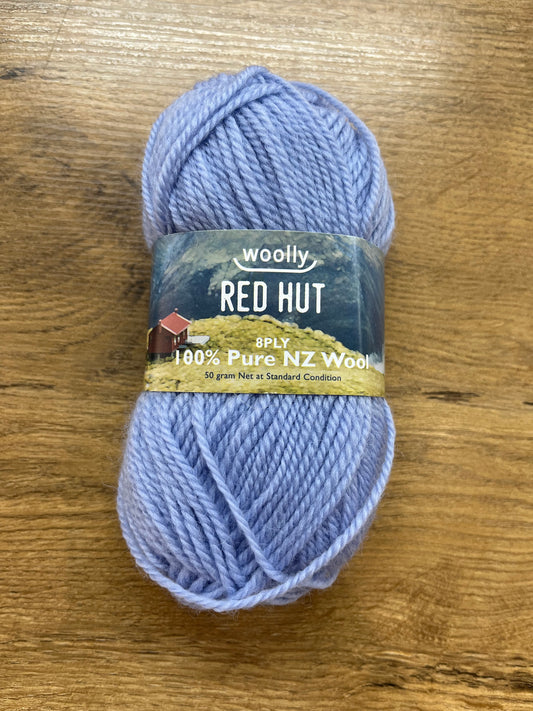 Red Hut 8ply - Soft Blue