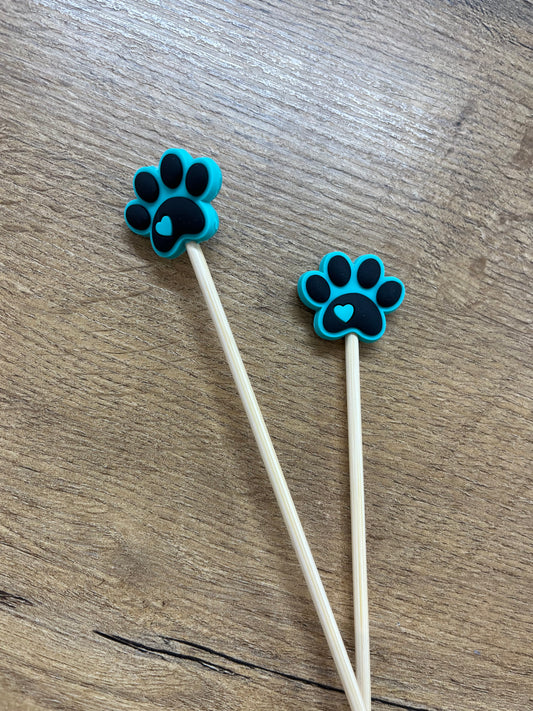 Stitch Holders - Green Paws
