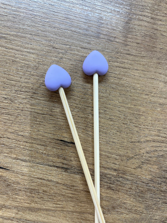 Stitch Holders - Purple Hearts