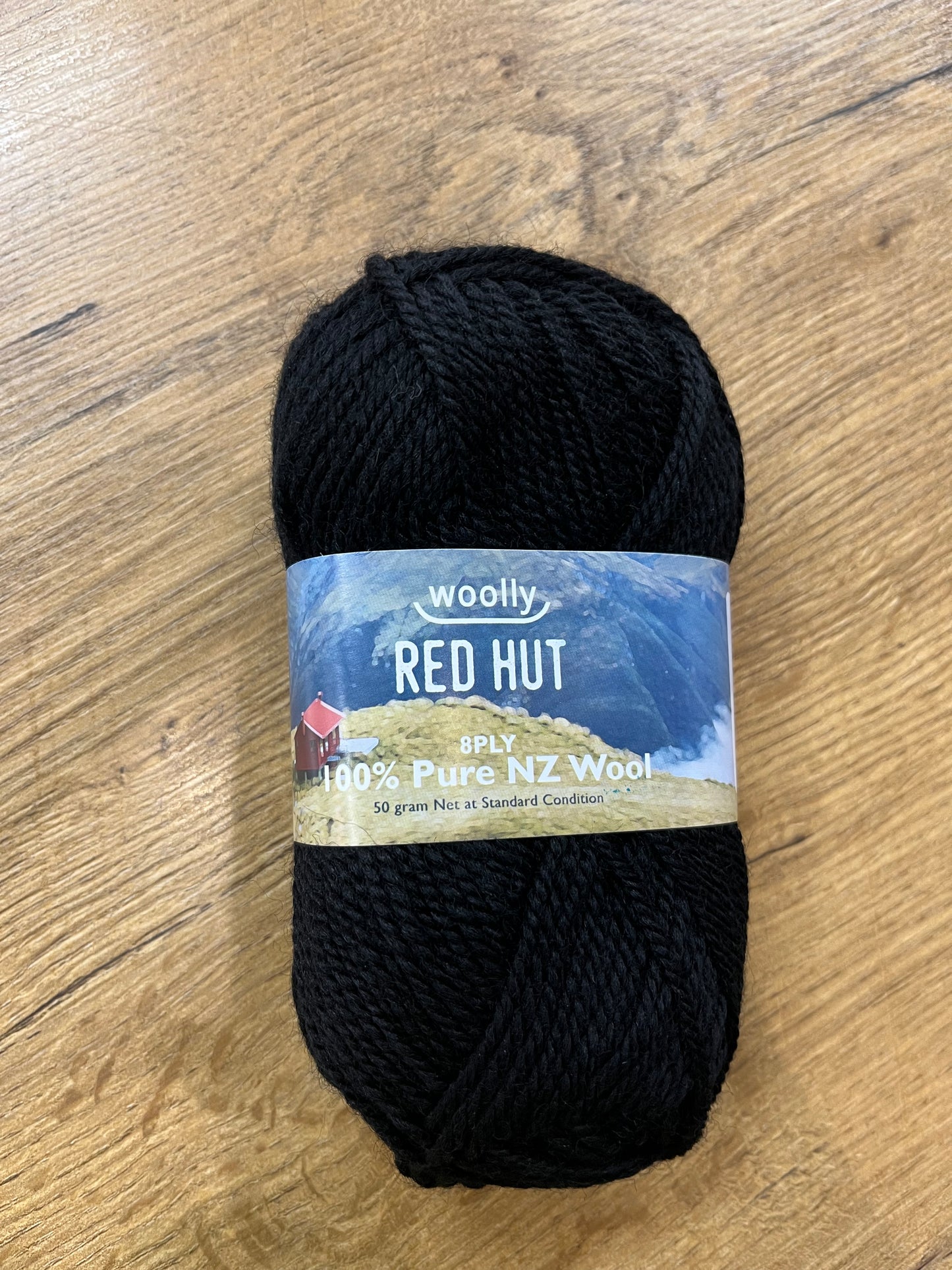 Red Hut 8ply - Black