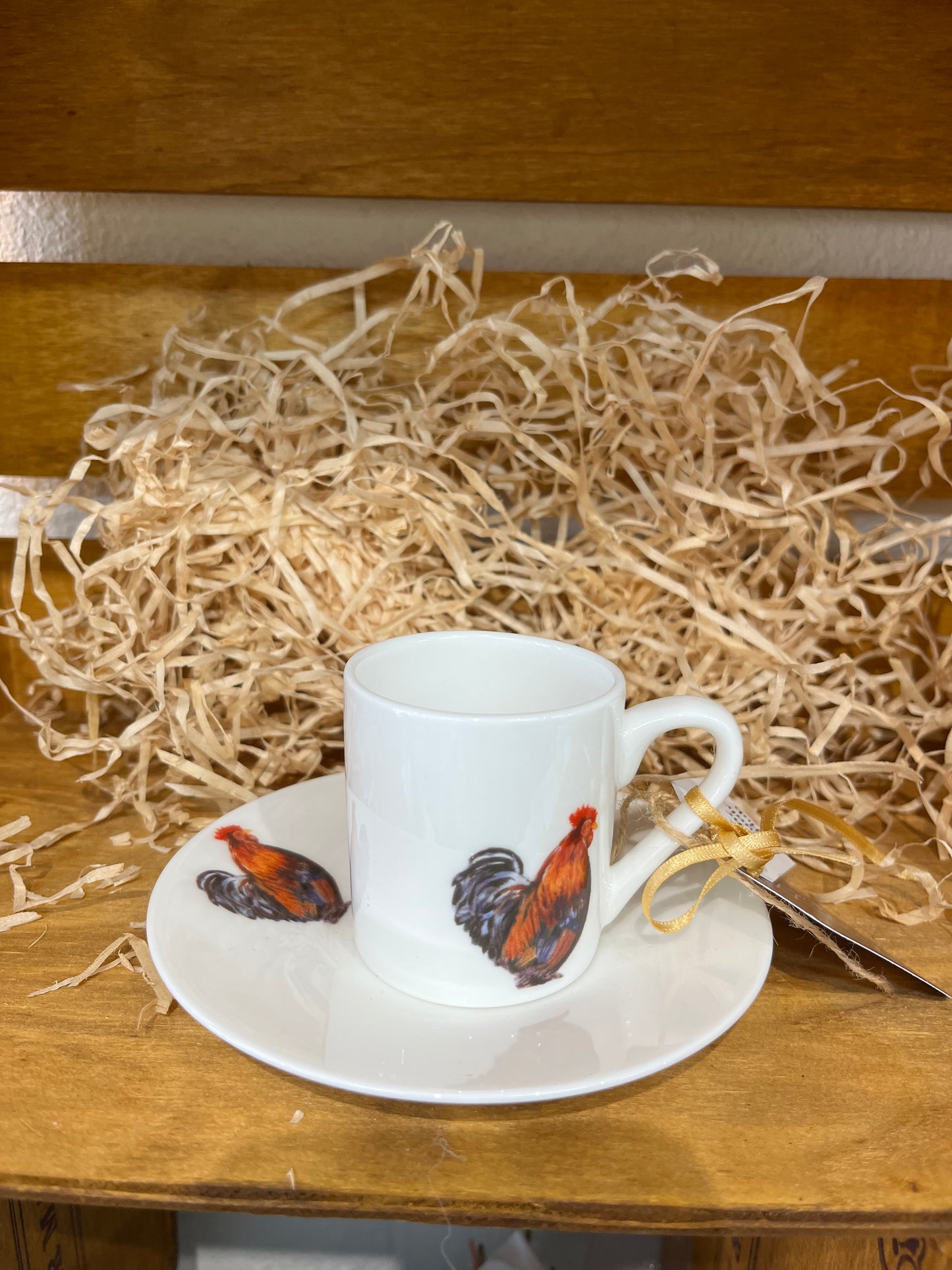Hen Demitasse Cup and Saucer  - Jane Haigh