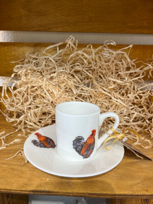 Hen Demitasse Cup and Saucer  - Jane Haigh