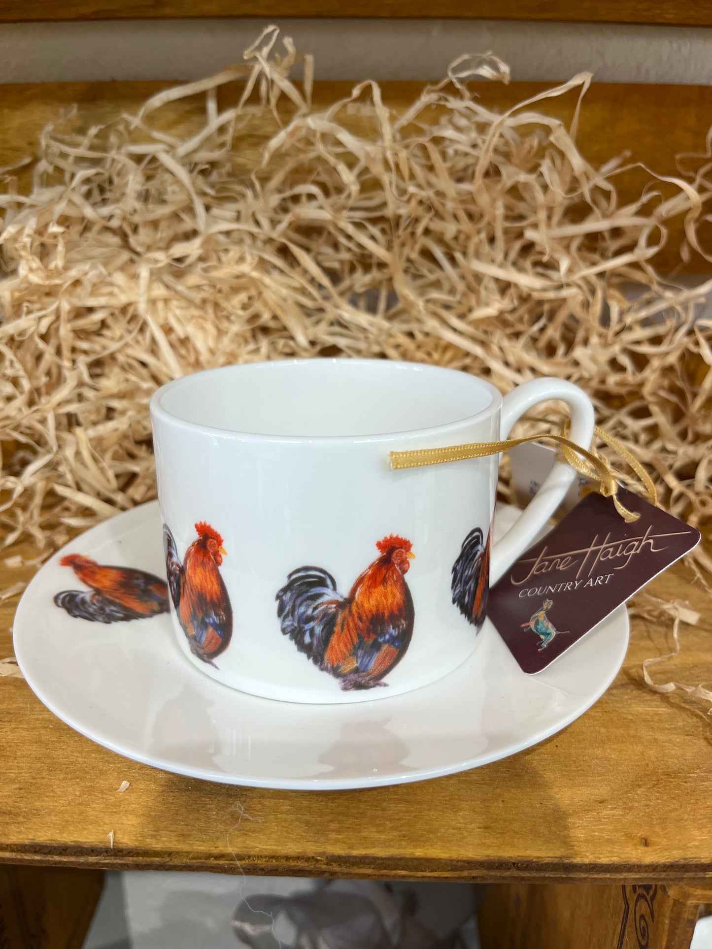 Hen Cup and Saucer  - Jane Haigh