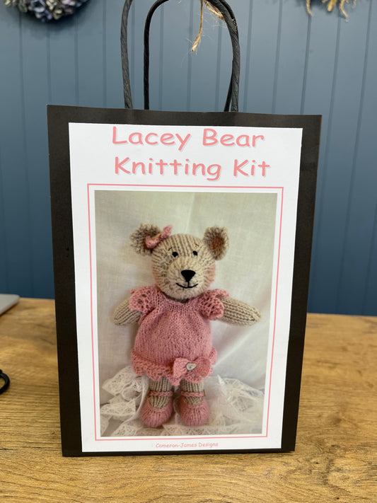Lacey Bear Knitting Kit