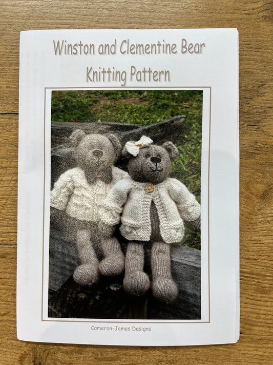 Winston and Clementine Bear Knitting Pattern
