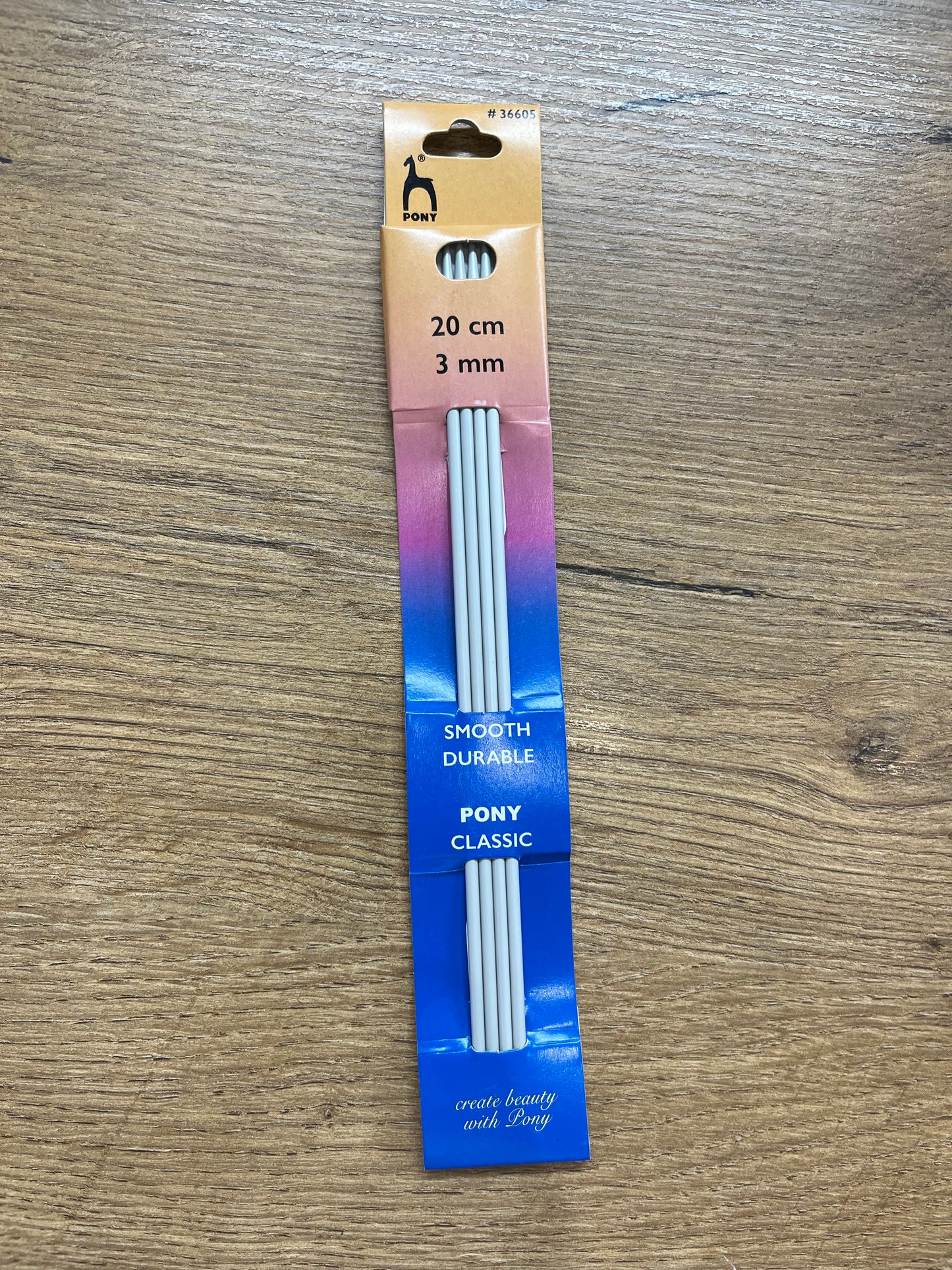 Double pointed steel needles 20cm x 3.00mm