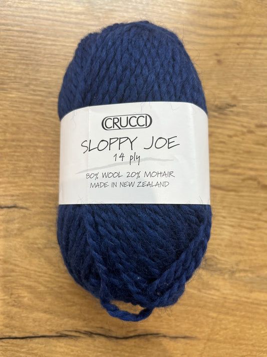 Crucci Sloppy Joe 14ply Wool - Navy