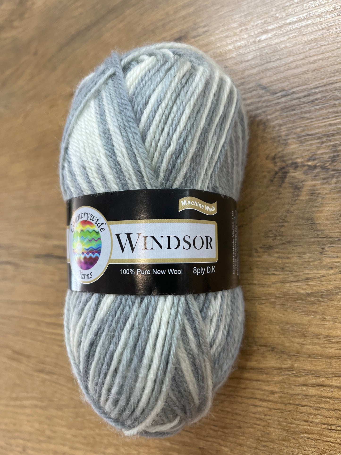 Windsor 8 ply – Charcoal Print