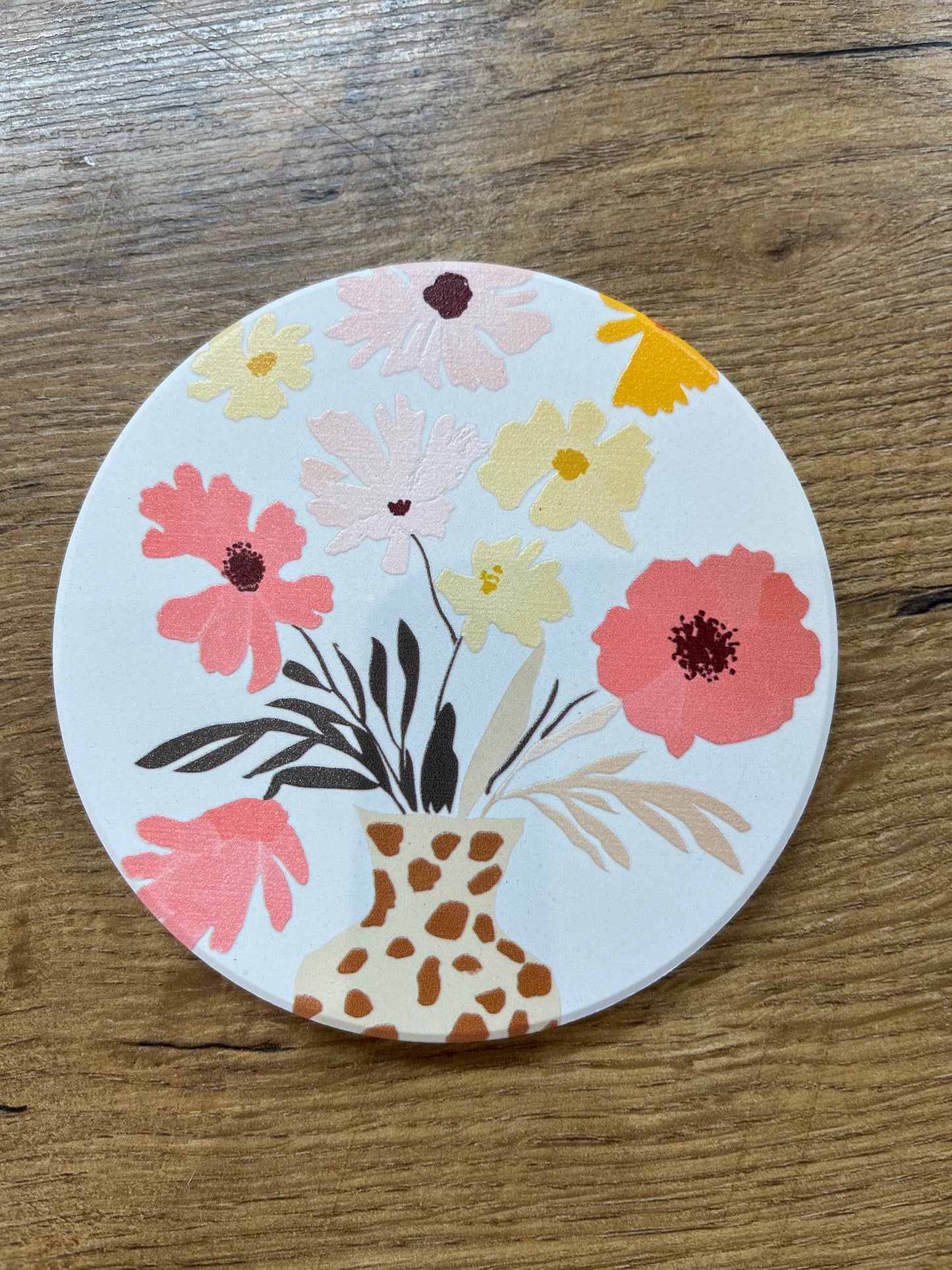 Ceramic Billie Coasters - White Vase