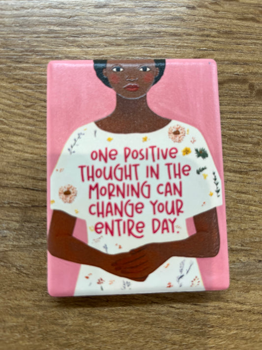 Billie Ceramic Magnet - Positive