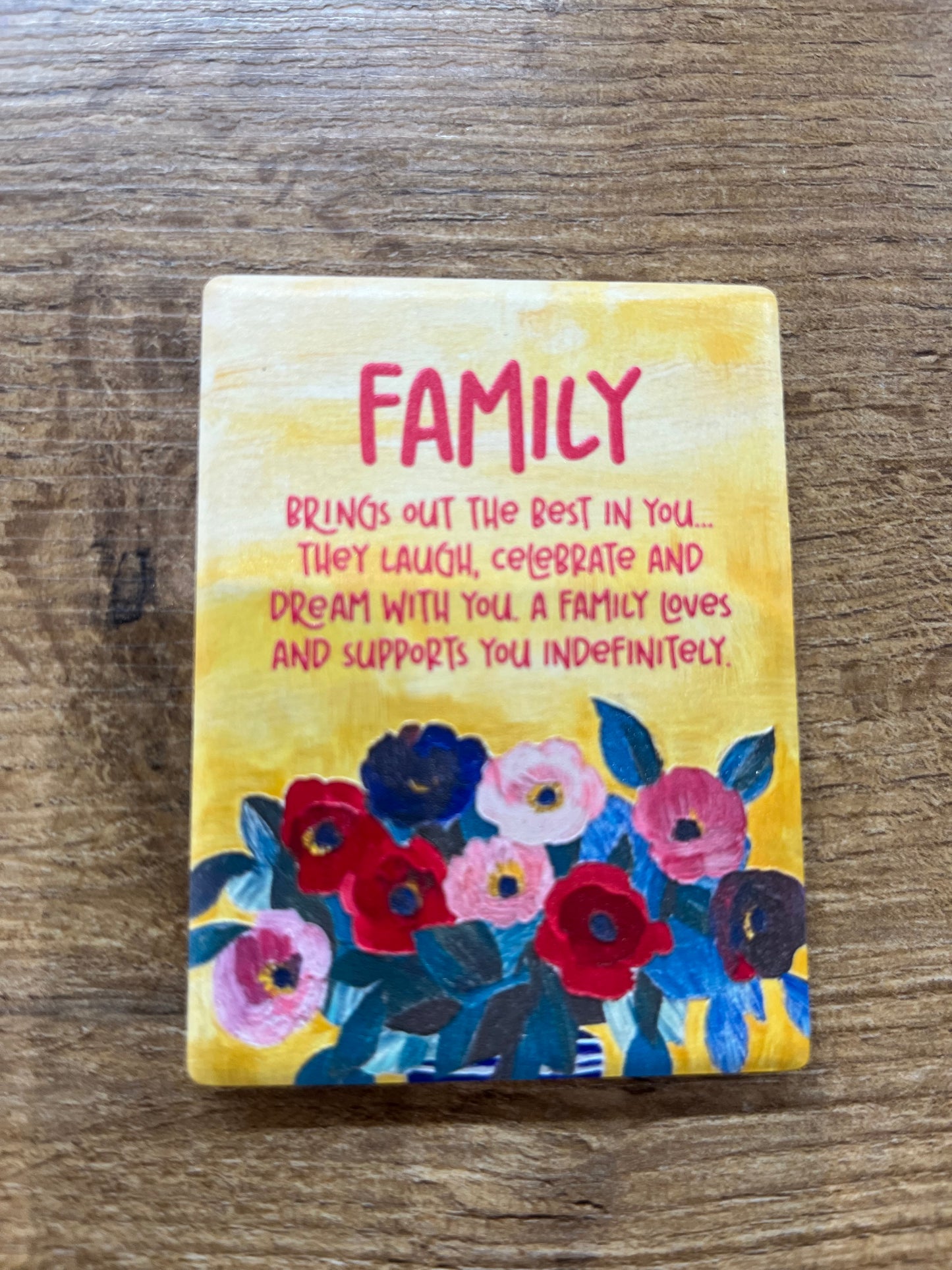 Billie Ceramic Magnet - Family