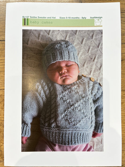 Sebbe Sweater and Hat - Lisa F