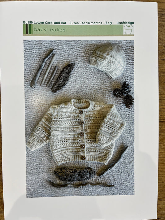 Lowen Cardi and Hat - Lisa F