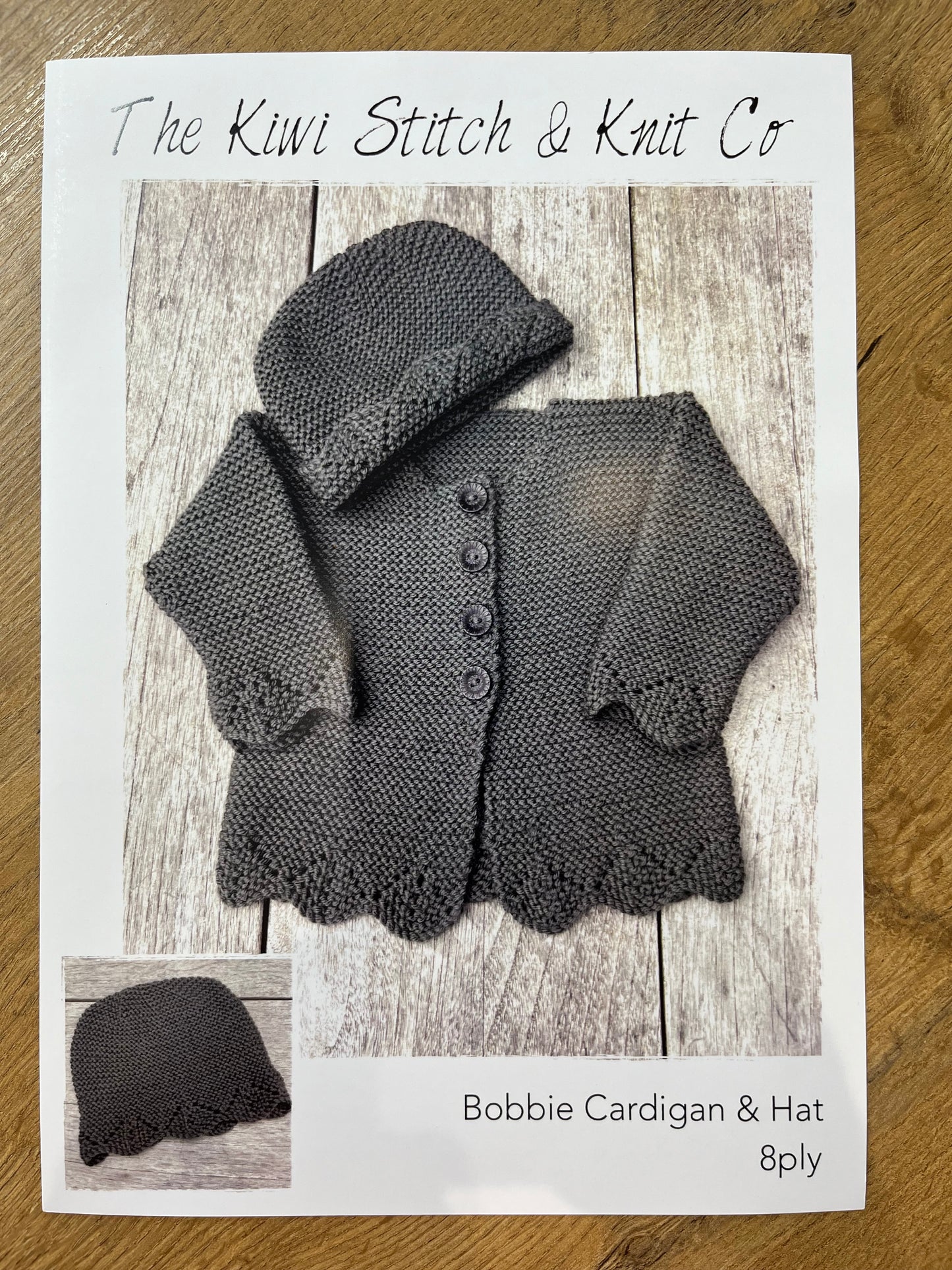 Bobbie Cardigan and Hat  - Kiwi Stitch Co