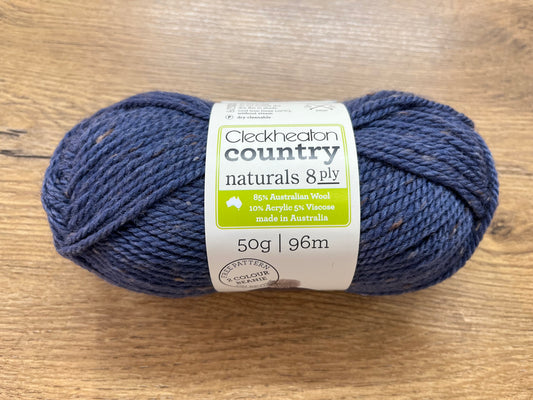 Cleckheaton Country Naturals 8 Ply - Denim