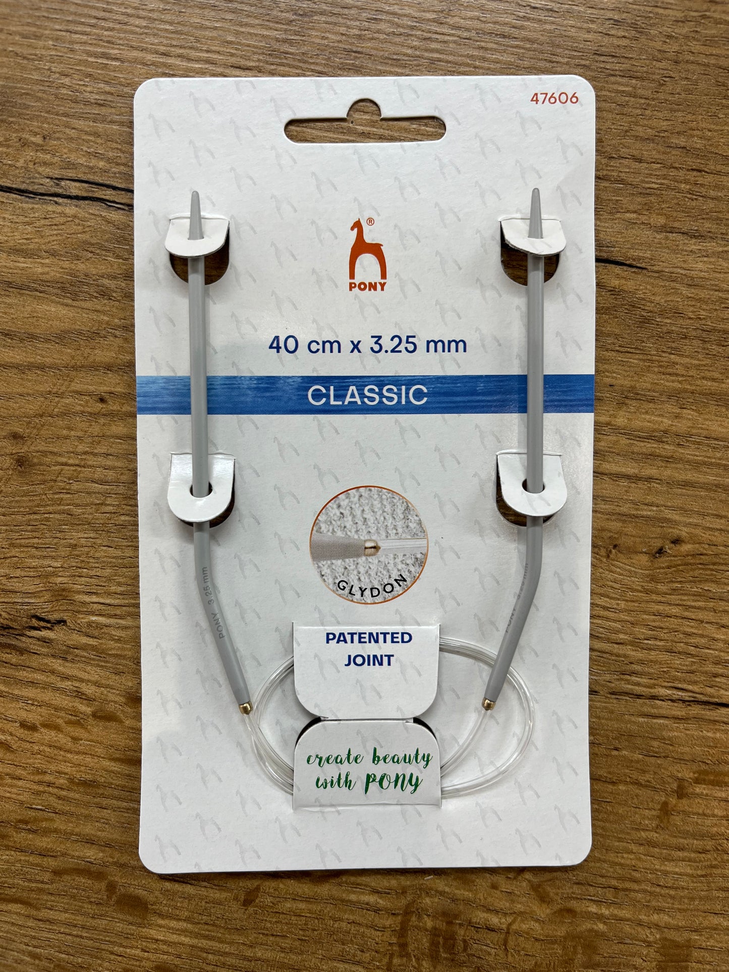 Circular Needles Steel Tipped 40cm x 3.25mm
