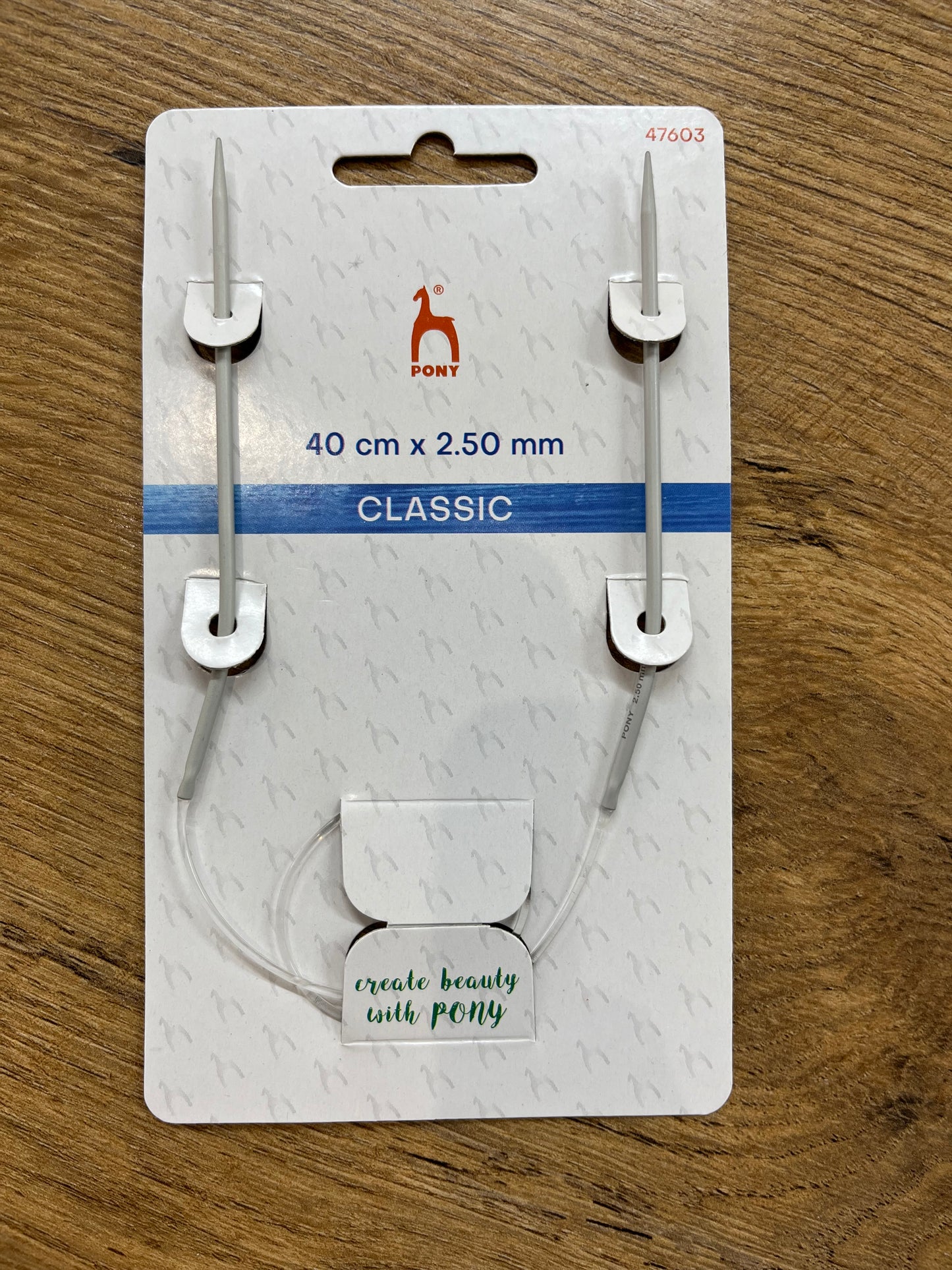 Circular Needles Steel Tipped 40cm x 2.50mm
