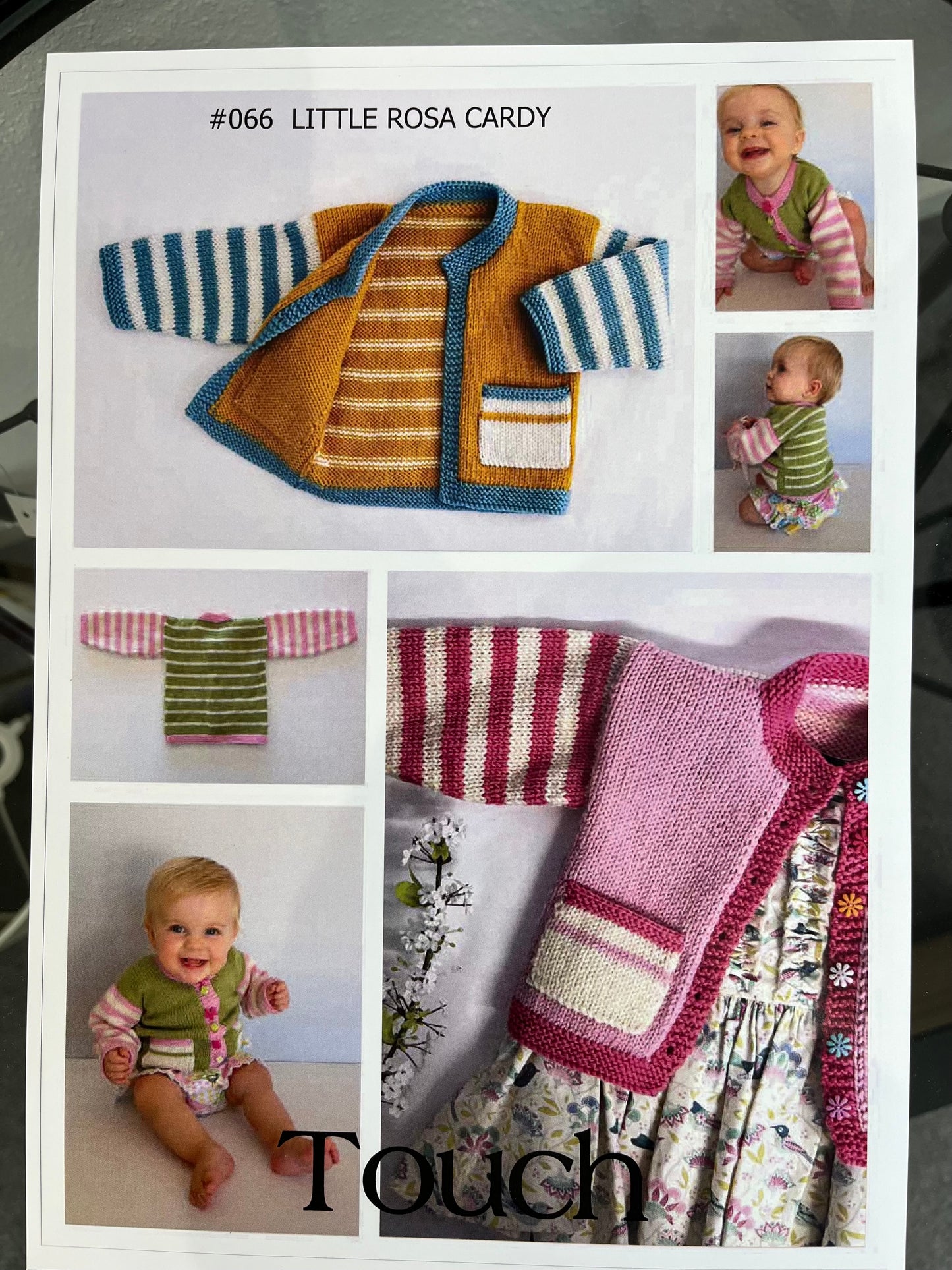 Little Rosa Cardy - Touch Yarns