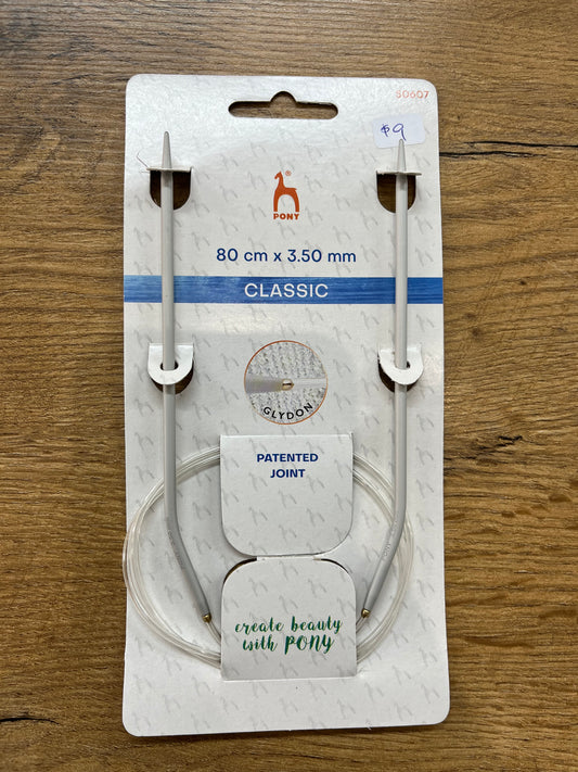 Circular Needles Steel Tipped 80cm x 3.50mm
